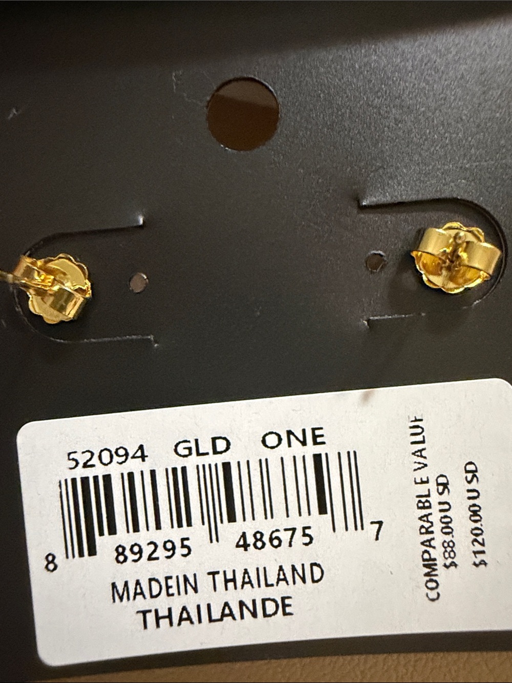 Coach signature heart drop earrings (18) - Picture 4 of 4